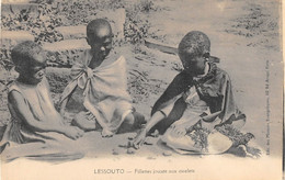 LESOTHO - LESSOUTO - FILLETTES JOUANT AUX OSSELETS - "MISSIONS EVANGELIQUES" - JEU - Lesotho