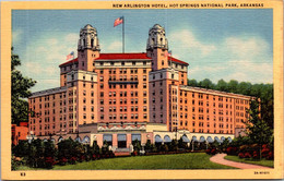 Arkansas Hot Springs National Park New Arlington Hotel Curteich - Hot Springs