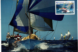 Australia 1994 Sydney-Hobart Yacht Race,The Fleet Heads South, Postcard - Otros & Sin Clasificación