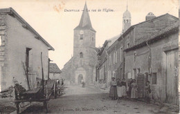 CP FRANCE - 55 - DAINVILLE - La Rue De L'église - Labotrie Edit - Animée - Autres & Non Classés