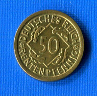 All  50  Pf  1924  Sup - 50 Rentenpfennig & 50 Reichspfennig