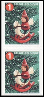 5052b/c**(B175/C175) - Noël / Kerstmis / Weihnachten / Christmas - Décoration De Noël En Bois Sur Un Cheval à Bascule - Unused Stamps