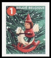 5052c**(B175/C175) - Noël / Kerstmis / Weihnachten / Christmas - Décoration De Noël En Bois Sur Un Cheval à Bascule - Unused Stamps