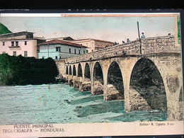 Published By Ugarte ,Mallol Bridge In Tegucigalpa , Postcard Sent To Nazario Soriano - Honduras