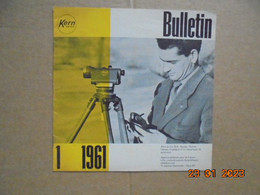 Kern Swiss Bulletin No.1 (1961) Kern & Cie. S.A. Ateliers De Mecanique De Precision Et D'optique - Aarau, Suisse - Ciencia