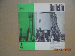 Kern Swiss Bulletin No.4 (1961) Kern & Cie. S.A. Usines D'optique Et De Mecanique De Precision  - Aarau, Suisse - Ciencia