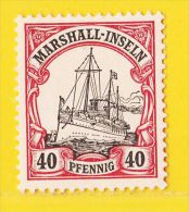 MiNr. 19 Xx  Deutschland Deutsche Kolonie Marshall-Insel - Kolonie: Marshalleilanden