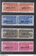 TRIESTE  A:  1953  PACCHI  CONCESSIONE  -  S. CPL. 4  VAL.  N. -  SASS. 1/4 - Postal And Consigned Parcels