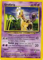 Carte Pokemon 58/111 Girafarig 60pv Wizards Usagée - Wizards