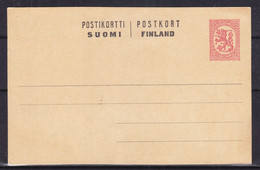 Finlande - Carte Postale De 1920 - Entier Postal - - Covers & Documents