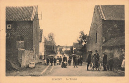 CPA - Belgique - Limont - Le Triolet - Edit. Henri Kaquet - Animé - Vélo - Enfant - Donceel