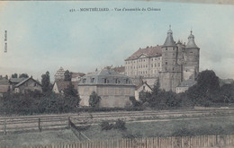 (Doubs)  CPA  Colorisée Montbéliard Vue D' Ensemble Du Château - Montbéliard