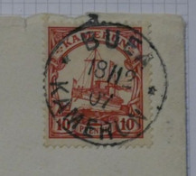 C KAMERUN  BELLE LETTRE 1909 PETIT BUREAU  BUFA POUR BERLIN  + +AFFRANCH. INTERESSANT ++ - Cameroun