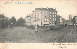 CPA - Belgique - Louvain - Vue Du Boulevard De Diest - N°36 - Précurseur - Animé - Charette - Oblitéré Bruxelles 1906 - Leuven