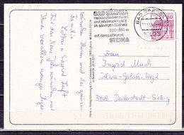 MiNr. 1028 A II, Auf Portoger. Karte Von Bad Sachsa Nach Duderstadt; B-1963 - Briefe U. Dokumente