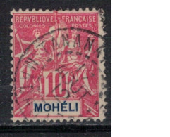 MOHELI       N°  YVERT 5  OBLITERE     ( OB    05/ 58 ) - Used Stamps