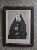 CADRE AVEC PHOTO - MERE MARIE AMELIE FRISTEL - NEE A SAINT MALO EN 1798 ET MORTE A PARAME EN 1866 - 35 - Religion & Esotericism