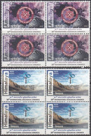 India 2022 Geology Himalaya Amethyst Environment Nature Hammer 2v Set In Block Of 4 Stamps MNH As Per Scan - Otros & Sin Clasificación