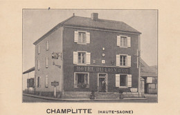 (Hte Saône)  CPA  Champlitte  Hôtel Du Lion D' Or - Champlitte