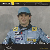 Renault Team F1 - 2004 - Jarno TRULLI -  Signature Imprimée   150x150 - Grand Prix / F1