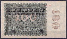 Germany - 1923 - 100 000 000 Mark  - Wmk  S In Stars.. R106u. P107e..UNC - 100 Mio. Mark