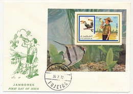 FUJEIRA - Enveloppe FDC - Jamboree 1972 - 24/7/1972 - Covers & Documents