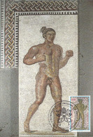 VATICAN - CARTE MAXIMUM - Yvert N° 812 - OLYMPHILEX 1987 - MOSAÏQUEdes THERMES De CARACALLA à ROME - Cartas Máxima