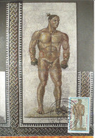 VATICAN - CARTE MAXIMUM - Yvert N° 814 - OLYMPHILEX 1987 - MOSAÏQUEdes THERMES De CARACALLA à ROME - Cartas Máxima