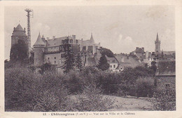 Cpa -35- Chateaugiron -- Vue Sur La Ville Et Le Chateau -edi .. N°15 - Châteaugiron