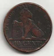 BELGIQUE - 10 Centimes - 1833 - B/TB - 10 Cents