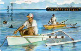 FRENCH POLYNESIA - CHIP CARD - LA PECHE DE LAGON - French Polynesia