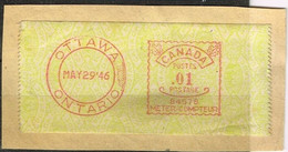 DIST 3 - CANADA Vignette D'affranchissement OTTAWA 1946 - Vignettes D'affranchissement (ATM) - Stic'n'Tic