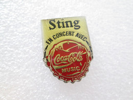 PIN'S    BOISSON  COCA COLA   STING - Coca-Cola