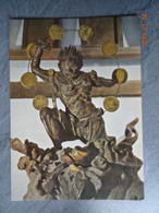 WOODEN STATUE  THUNDER GOD - Objets D'art