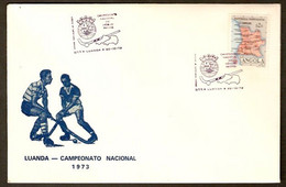 Angola Portugal Cachet Commémoratif  Championat Hockey 1973 Comm. Postmark   Hockey - Jockey (sobre Hierba)