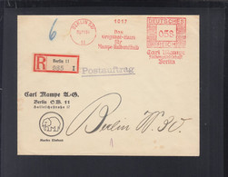 Dt. Reich R-Brief 1934 Freistempel Mampe - Marcofilie - EMA (Print Machine)