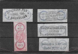 5 Fiscale Zegels - Stamps