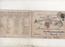 CPA Panoramique - 3 Volets - 1904 -  SAINT LOUIS - Souvenir Mail Card - World's Fair - 1904 - - St Louis – Missouri
