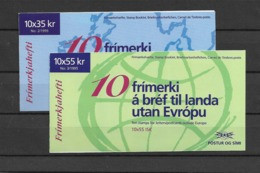 1995 MNH Iceland, Booklet Postfris - Postzegelboekjes