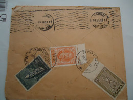 GREECE   COVER  POSTMARK  PYRGOS ΠΥΡΓΟΣ   ATHENS  2 SCAN - Marcophilie - EMA (Empreintes Machines)