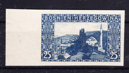 Austria Occupation Of Bosnia 1906 Pictorials Mi#36 U, Imperforated, MNG - Nuovi