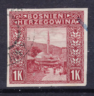 Austria Occupation Of Bosnia 1906 Pictorials Mi#42 U, Imperforated, Used - Neufs