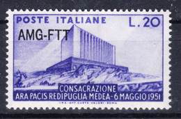 Italy Trieste Zone A AMG-FTT 1951 Sassone#111 Mint Hinged - Nuevos