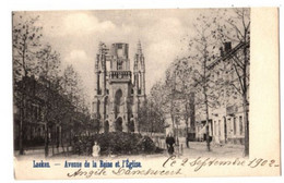 LAEKEN - Avenue De La Reine Et église - Verzonden / Envoyée En 1902 - - Laeken