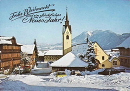 Austria, Vorarlberg, Dorfplatz In Schwarzenberg, Bregenzerwald, Gebraucht 1986 - Bregenzerwaldorte