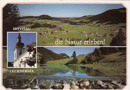 Austria, Vorarlberg, Hittisau Im Bregenzerwald Mit Wandergebiet Lecknersee, Gebraucht 1988 - Bregenzerwaldorte