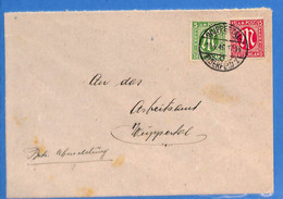 Allemagne Zone Bizone 1946 Lettre De Wuppertal (G13510) - Sonstige & Ohne Zuordnung