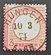Deutsches Reich 1874, Mi 25 HUNGEN 10/3/74 - Used Stamps