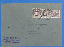 Allemagne Zone Bizone 1946 Lettre De Wuppertal (G13516) - Sonstige & Ohne Zuordnung