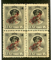 1 Lux 1922 YT 140 */** Cat 28.€ (Offers Welcome!) - 1921-27 Charlotte Front Side